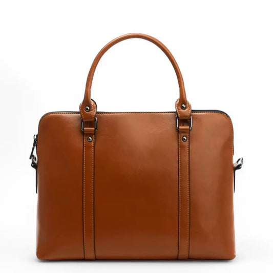 Leder Laptoptasche Damen 14 Zoll – Elegant, Stilvoll & Wetterfest