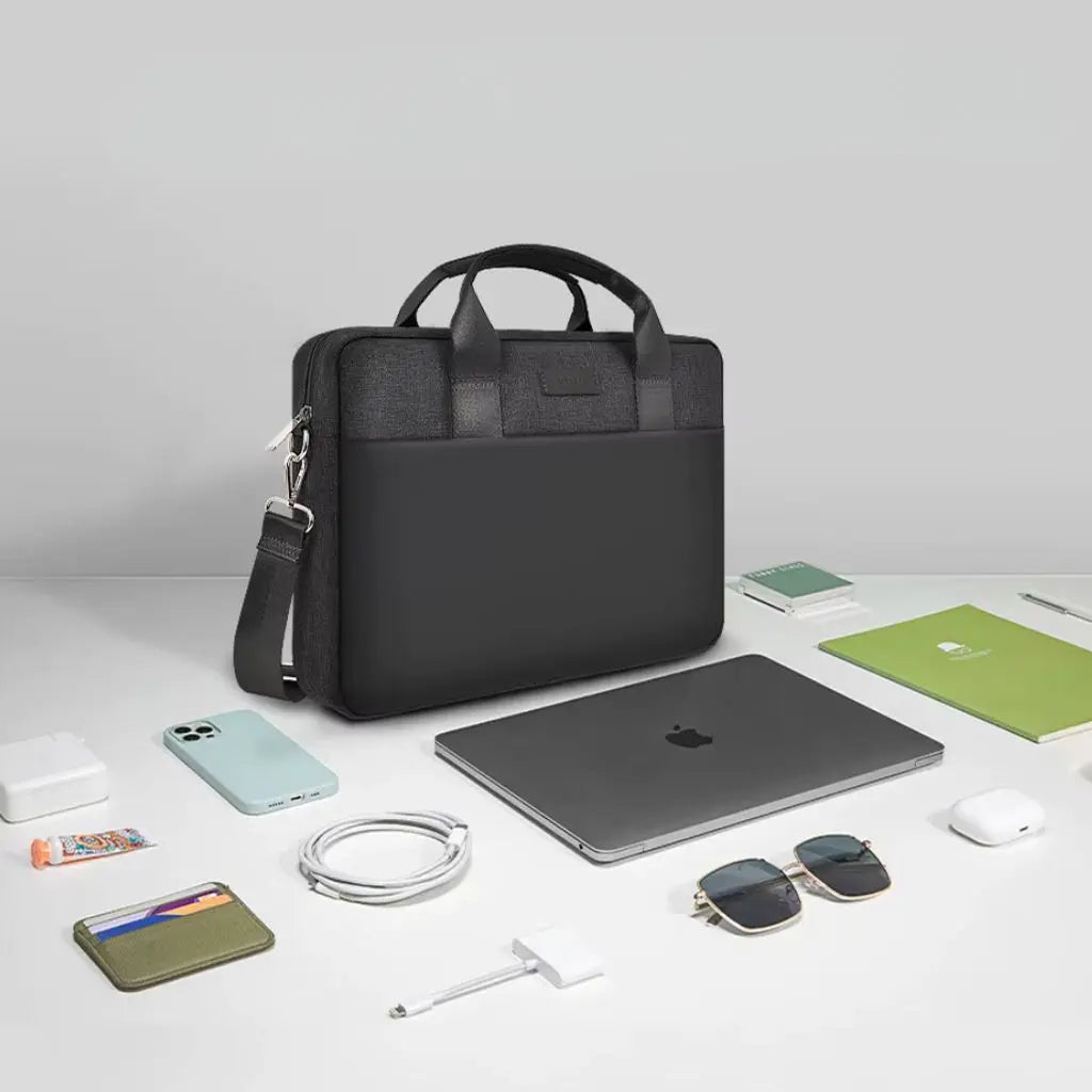 Ergonomische Laptoptasche für Herren 15,6 Zoll – 100% wasserdicht, stilvoll & komfortabel