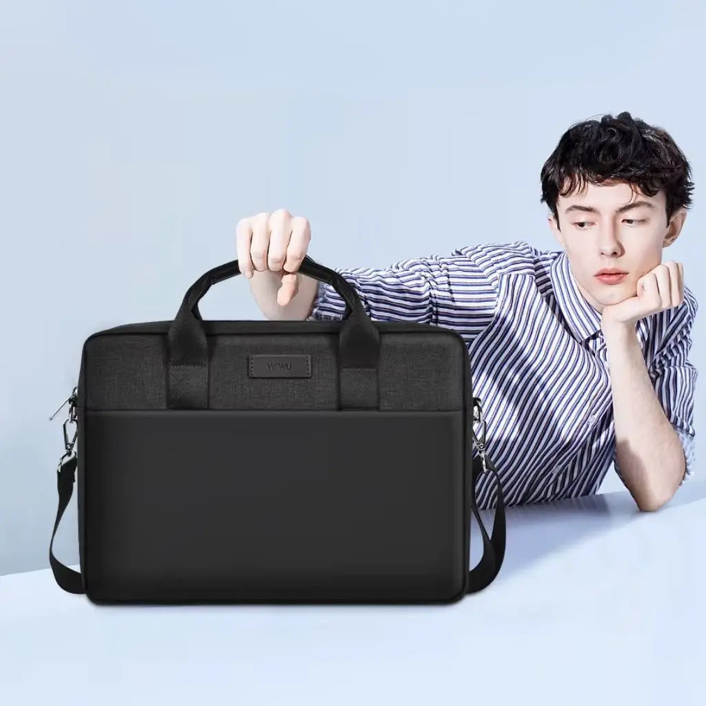 Ergonomische Laptoptasche für Herren 15,6 Zoll – 100% wasserdicht, stilvoll & komfortabel