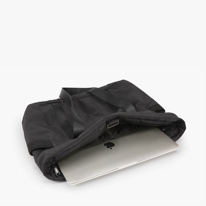 Schwarze Tragetasche Damen mit Yogamatten-Halter – Wasserdicht & Mit Laptopfach für Sport, Arbeit & Reisen