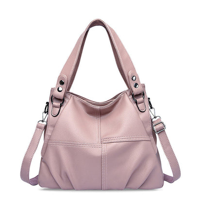 Bordeauxrote Schultertasche aus Veganem Leder – Stilvoll & Praktisch