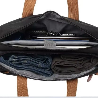 Große Laptoptasche Herren – Stilvolle Business Aktentasche aus Leder mit viel Stauraum