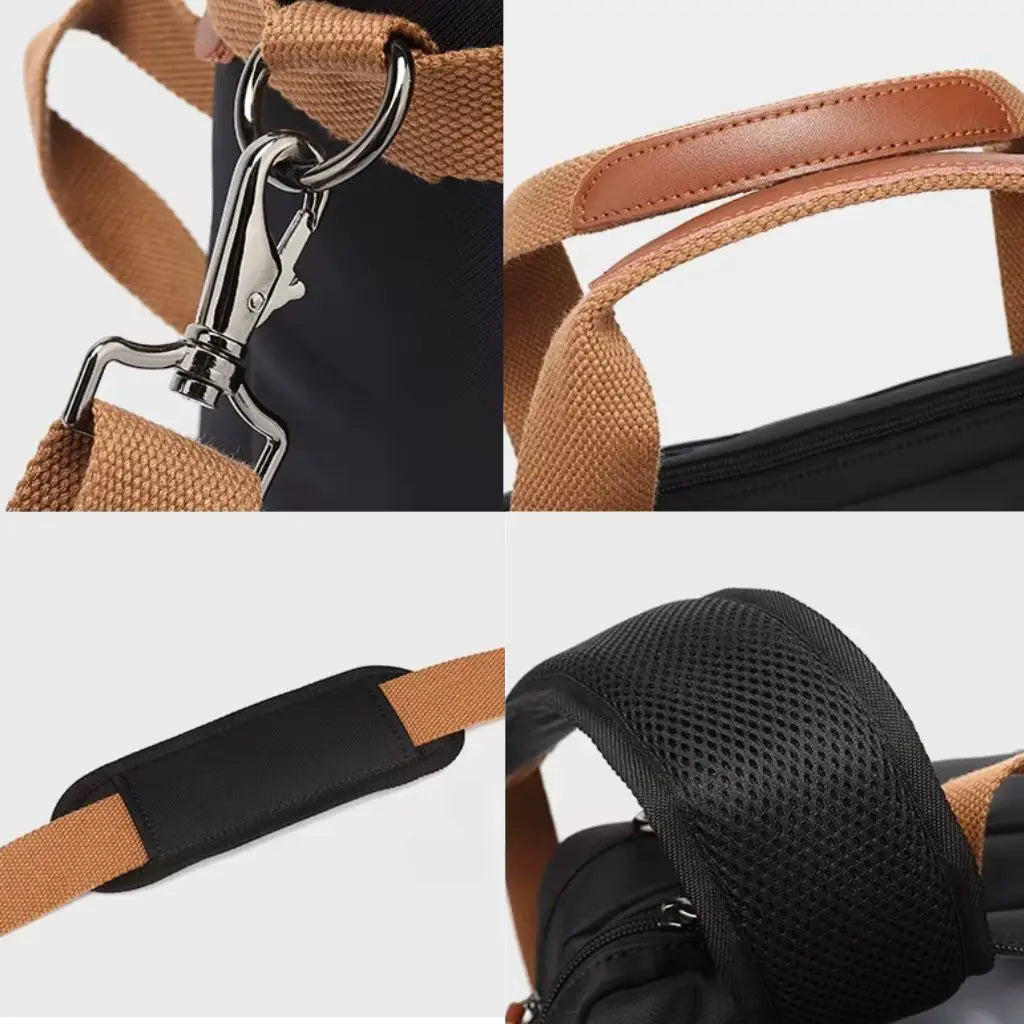 Große Laptoptasche Herren – Stilvolle Business Aktentasche aus Leder mit viel Stauraum