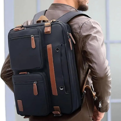 Große Laptoptasche Herren – Stilvolle Business Aktentasche aus Leder mit viel Stauraum