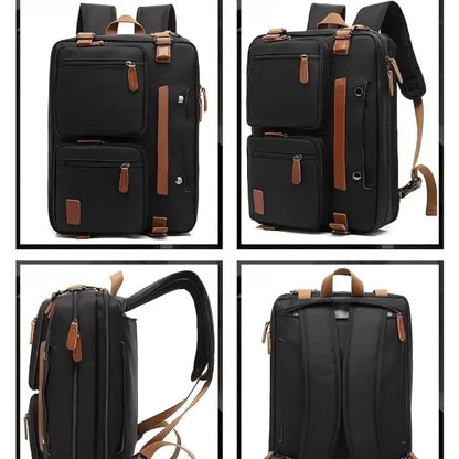 Große Laptoptasche Herren – Stilvolle Business Aktentasche aus Leder mit viel Stauraum