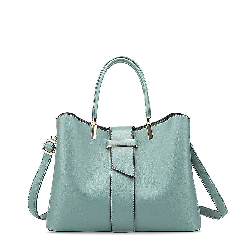 Elegante Handtasche – Veganes Leder mit Goldenen Details