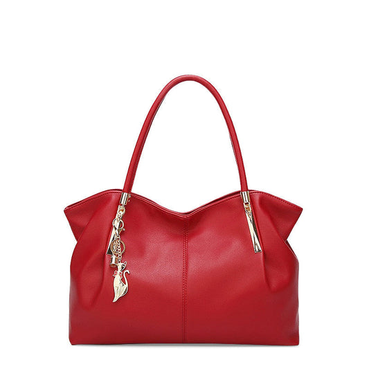 Trendige Handtasche Veganes Leder – Elegant & Praktisch mit Goldenen Details