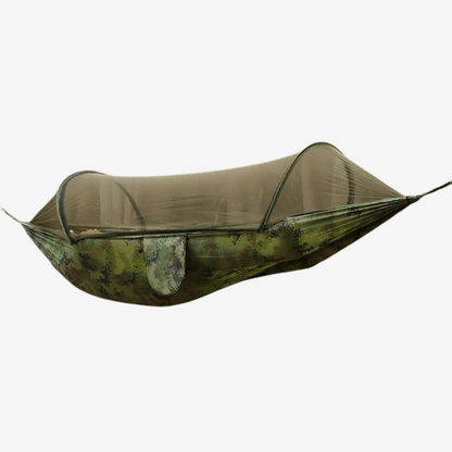 Outdoor-Hängematte mit integriertem Mückennetz – leicht, robust & kompakt für Camping & Trekking