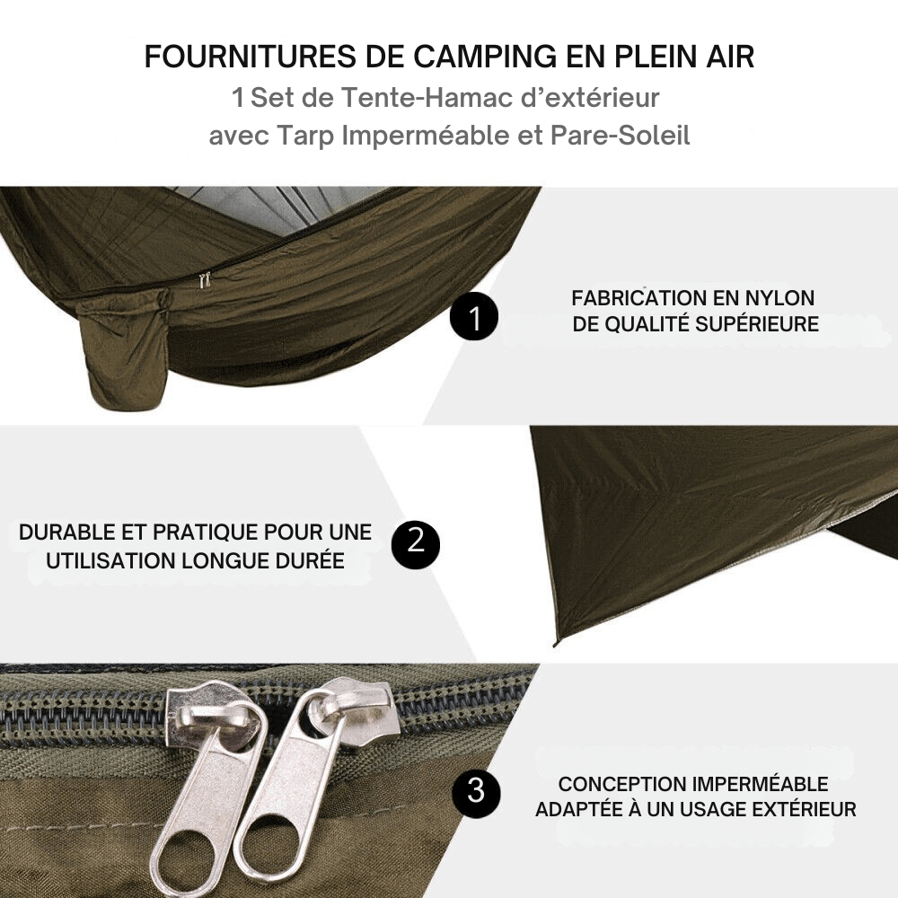 Doppelhängematte für 2 Personen – Ultraleicht, Atmungsaktiv & Inklusive Aufhängeset – Ideal für Camping, Wandern & Garten