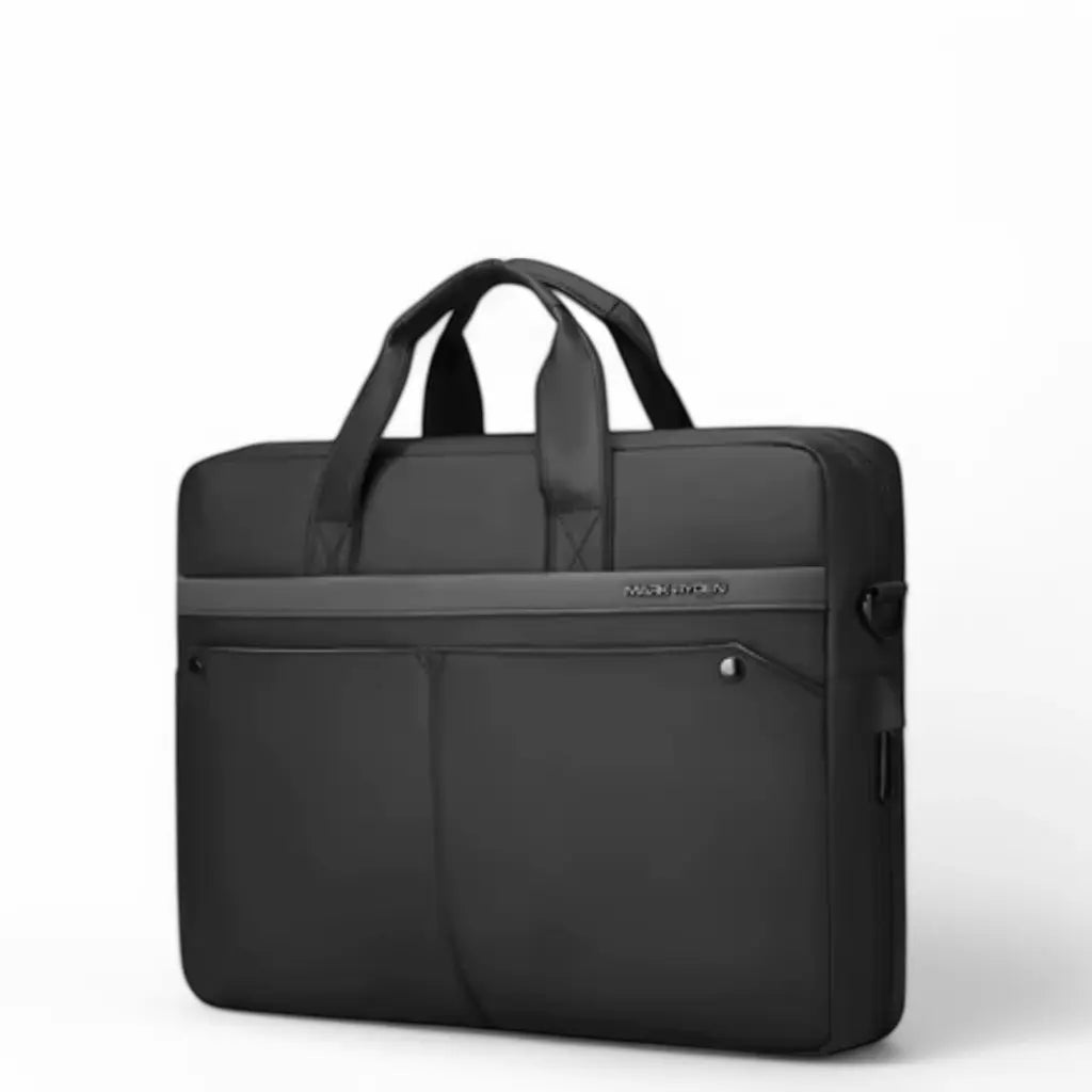 Wasserdichte Laptoptasche für Herren bis 15,6 Zoll – Professionelle Aktentasche mit Schultergurt und Organizer