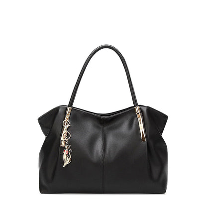 Trendige Handtasche Veganes Leder – Elegant & Praktisch mit Goldenen Details