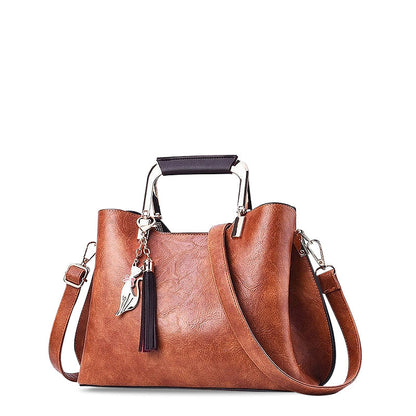 Luxuriöse Schwarze Handtasche – Stilvolle Damen Tasche