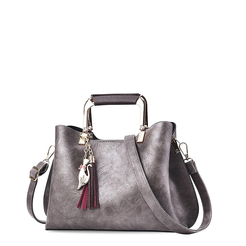Luxuriöse Schwarze Handtasche – Stilvolle Damen Tasche