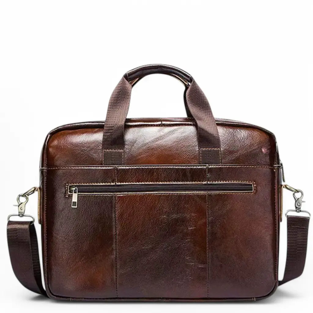Laptoptasche Herren 13,3" Echtleder – Premium Aktentasche, gepolstert & wasserabweisend