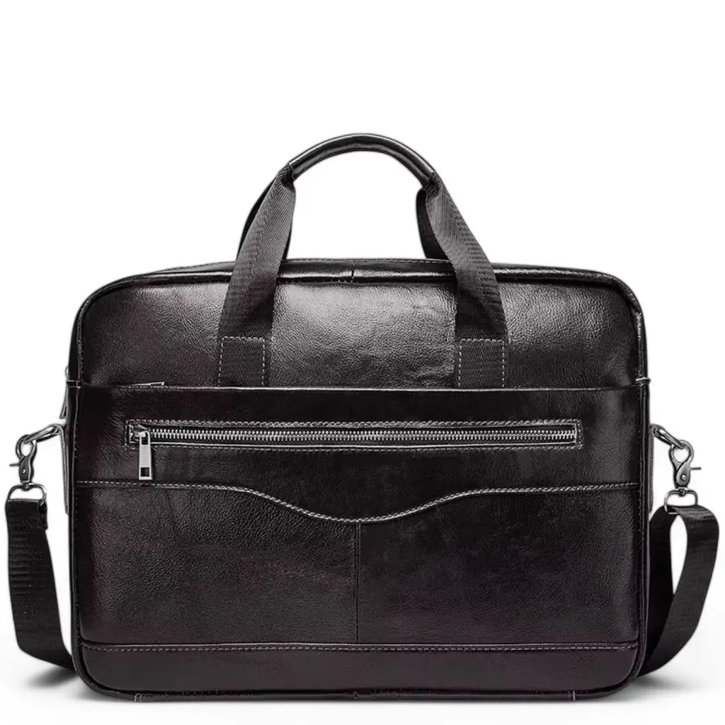 Laptoptasche Herren 13,3" Echtleder – Premium Aktentasche, gepolstert & wasserabweisend