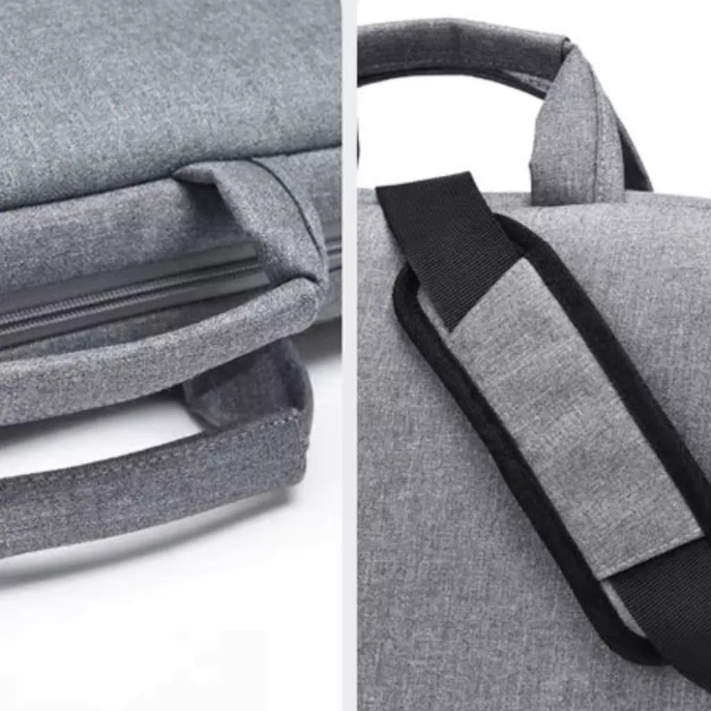 Moderne graue Laptoptasche für Herren – 13 Zoll, minimalistisch & praktisch für Arbeit und Studium