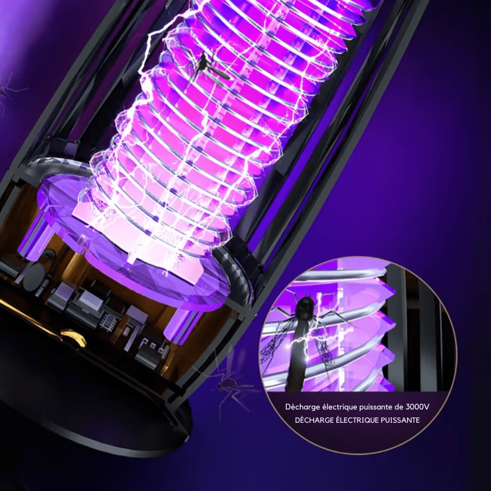 Kabellose UV-Mückenlampe – Wiederaufladbar, leise & chemiefrei für Innen & Außen