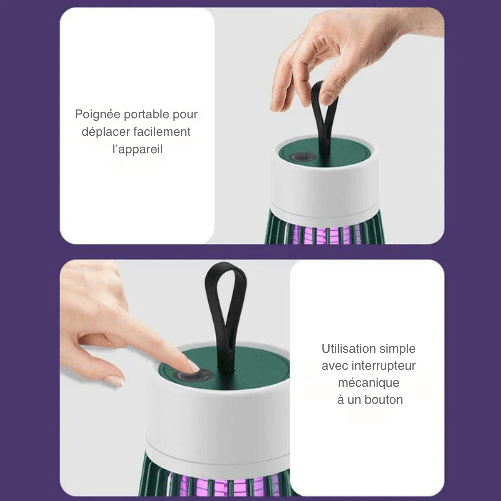 USB Muggenlampe – Stille UV-Insektenfalle für Zuhause & Camping