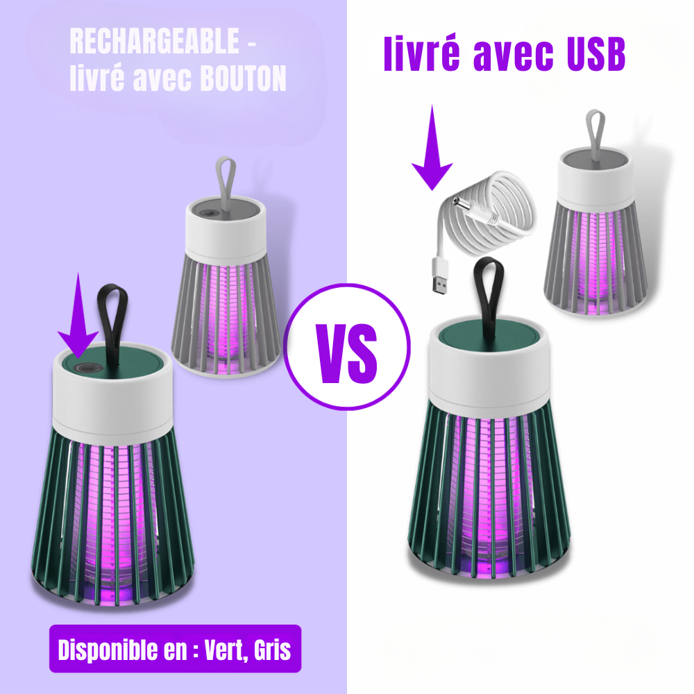 USB Muggenlampe – Stille UV-Insektenfalle für Zuhause & Camping