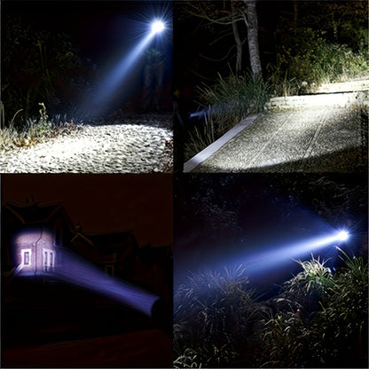 Taktische LED-Taschenlampe 1000 Lumen – Zoom, 5 Modi, wasserdicht, kompakt