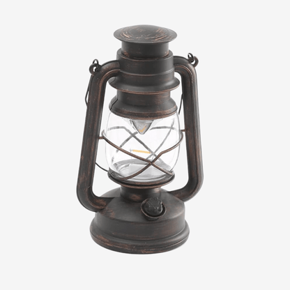 Vintage LED Camping-Laterne – USB-aufladbar, dimmbar, retro Design, ideal für Outdoor, Garten & Notbeleuchtung