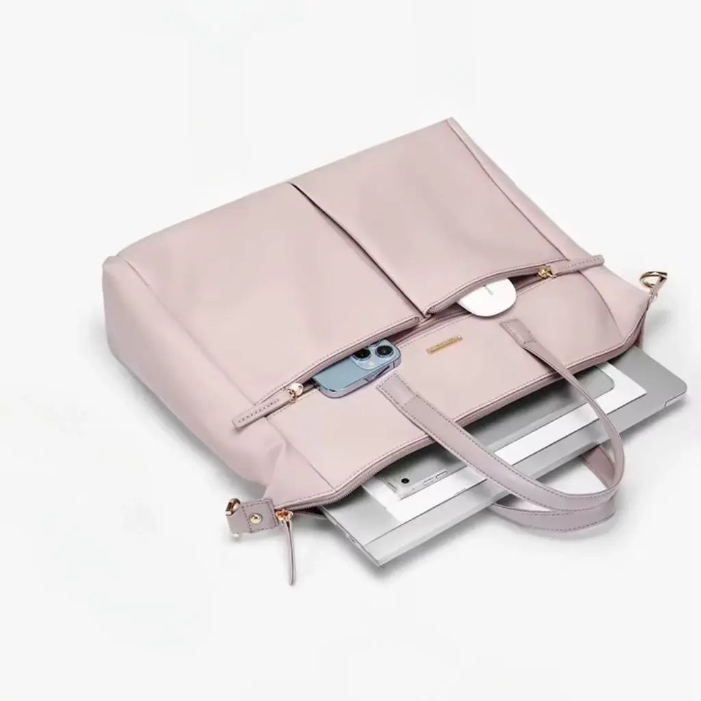 Laptoptasche Damen 15,6″ Rosa – schlank, wasserabweisend & schützend