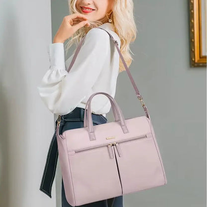 Laptoptasche Damen 15,6″ Rosa – schlank, wasserabweisend & schützend