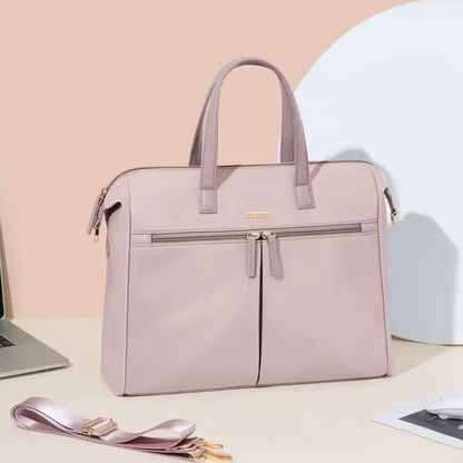 Laptoptasche Damen 15,6″ Rosa – schlank, wasserabweisend & schützend