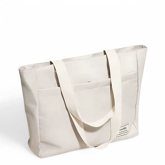 Weiße Canvas Tote Bag – Geräumig, Strapazierfähig & Vielseitig