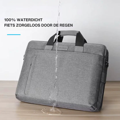 Wasserdichte Laptoptasche für Herren – 17 Zoll, Grau
