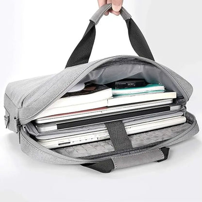 Wasserdichte Laptoptasche für Herren – 17 Zoll, Grau