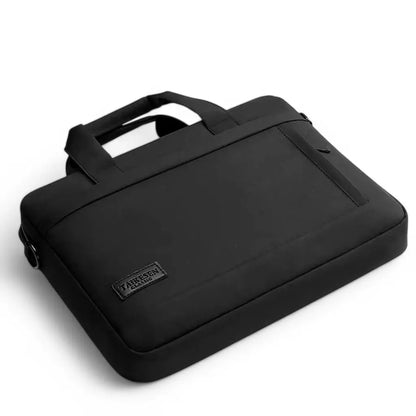 Wasserdichte Laptoptasche für Herren – 17 Zoll, Schwarz, Business Aktentasche mit Schultergurt