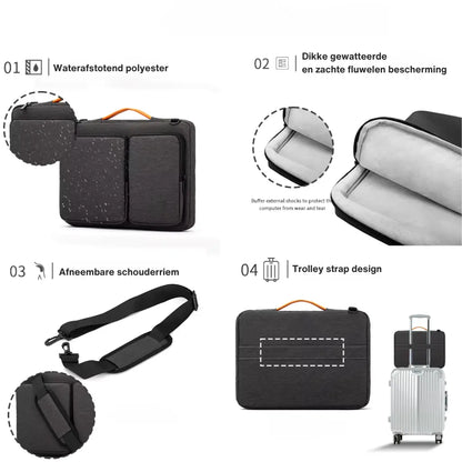 Laptoptasche 15,6 Zoll – Wasserabweisend, Schützt vor Regen, Ideal für Arbeit & Reisen