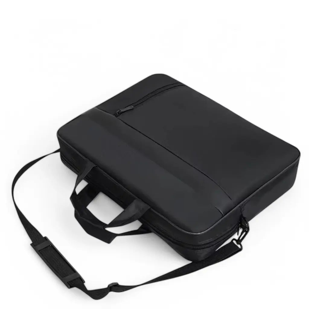 Schwarze Laptoptasche 15,6 Zoll – Minimalistisch, wasserabweisend & stoßfest