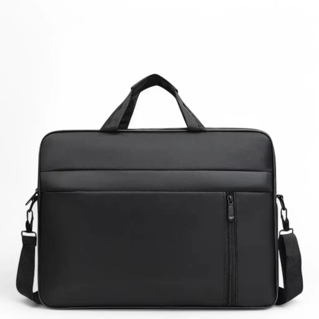 Schwarze Laptoptasche 15,6 Zoll – Minimalistisch, wasserabweisend & stoßfest
