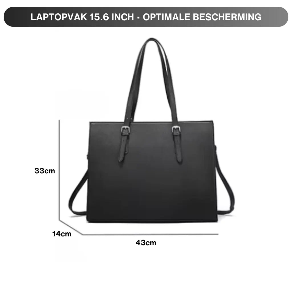 Laptop Shopper 15,6 Zoll Schwarz – Elegant & Wasserabweisend