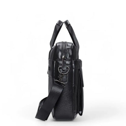 Leder Laptoptasche Herren 16 Zoll Schwarz – Hochwertiges Echtleder