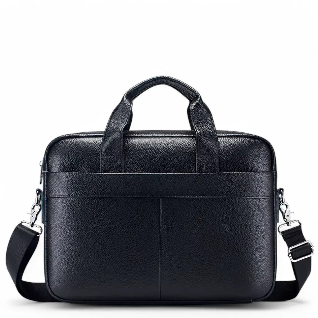 Laptoptasche aus hochwertigem Leder in Dunkelbraun – Stilvoll & Funktional