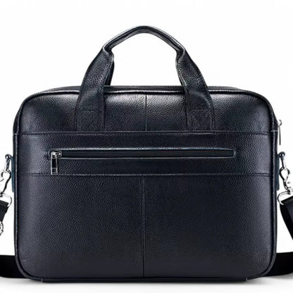 Laptoptasche aus hochwertigem Leder in Dunkelbraun – Stilvoll & Funktional