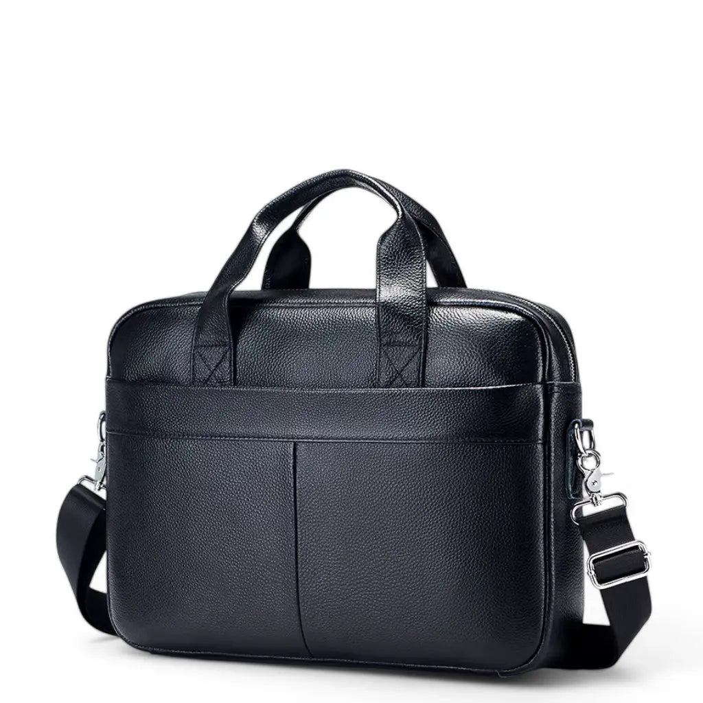 Laptoptasche aus hochwertigem Leder in Dunkelbraun – Stilvoll & Funktional