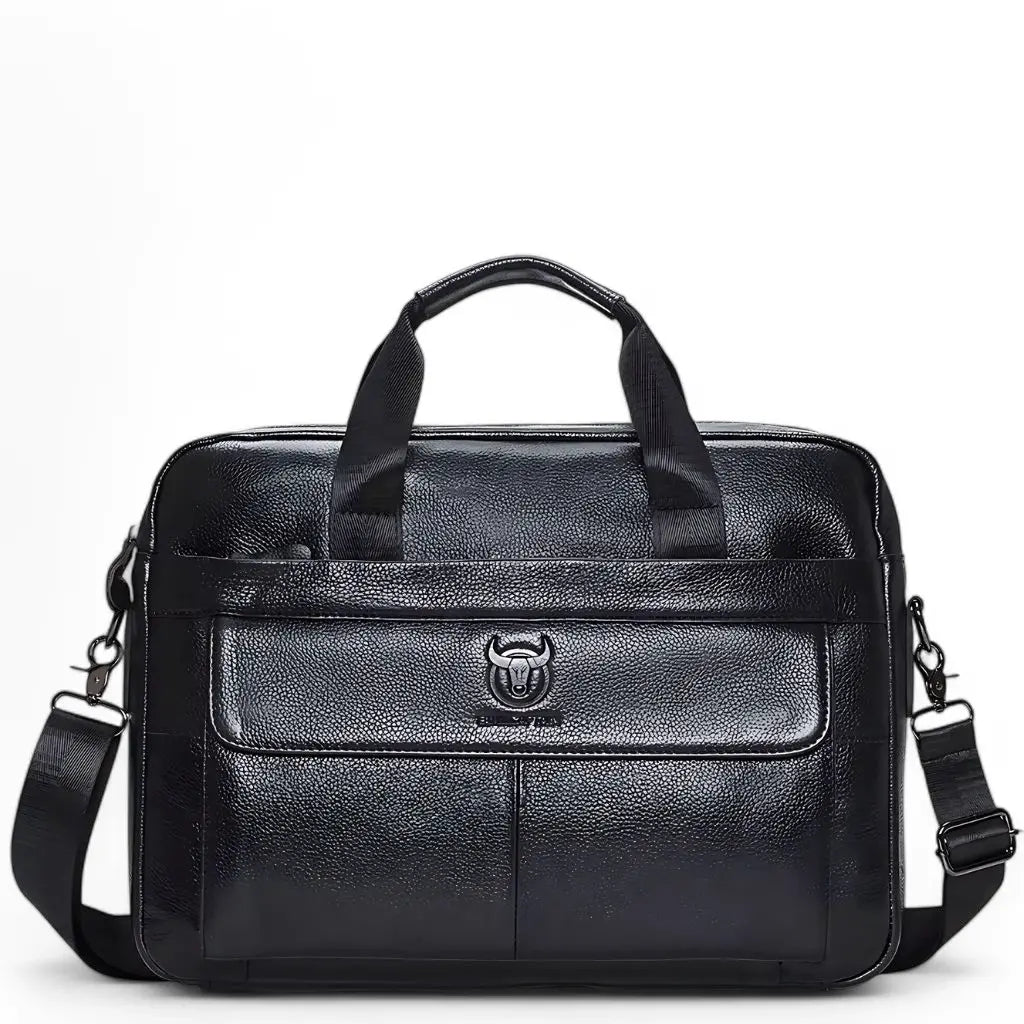 Laptoptasche Herren 14 Zoll – Premium Rindsleder, wasserabweisend, stilvoll & funktional