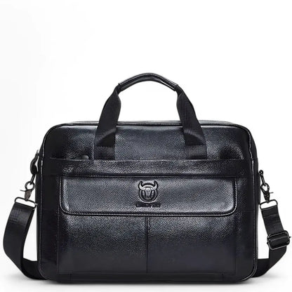 Laptoptasche Herren 14 Zoll – Premium Rindsleder, wasserabweisend, stilvoll & funktional