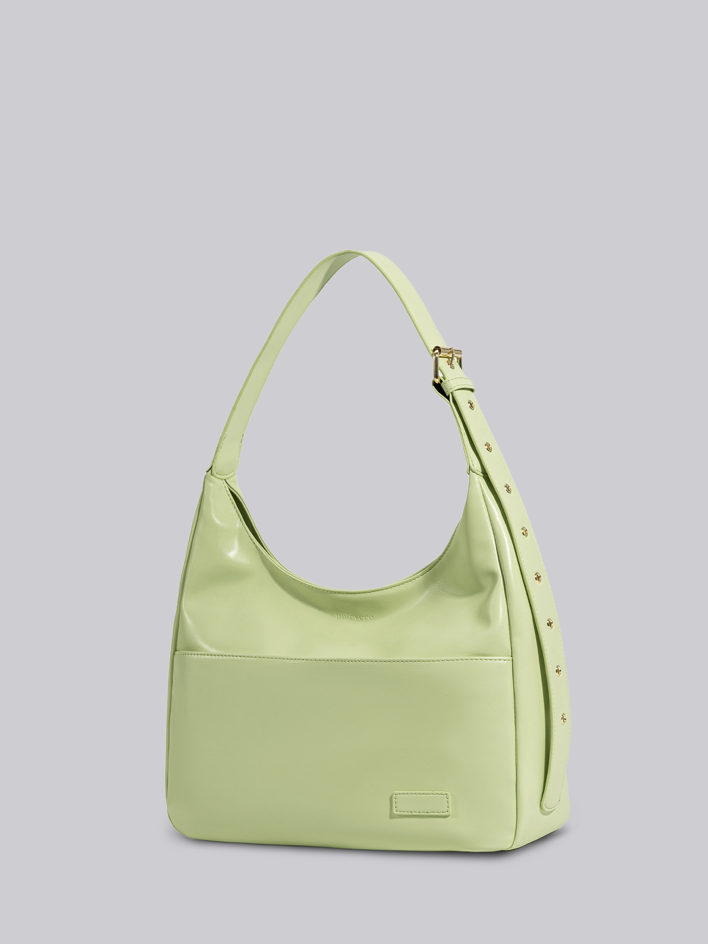 Schwarze Schultertasche Damen – Minimalistisches & geräumiges Design aus veganem Leder