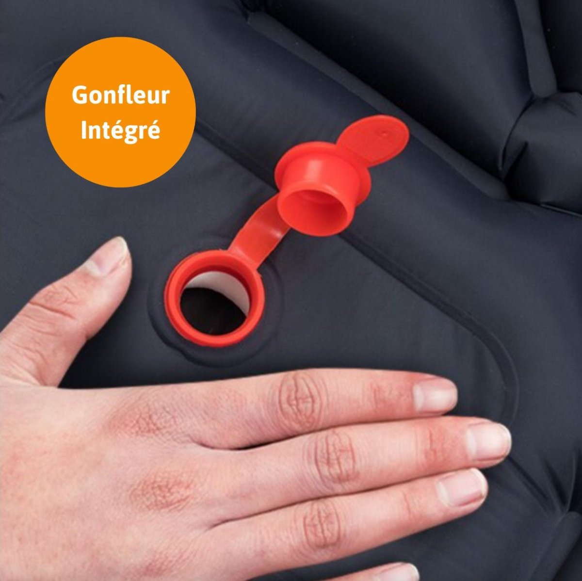 Ultraleichte aufblasbare Schlafmatte mit integriertem Kissen – Kompakt & komfortabel für Camping, Trekking & Outdoor-Abenteuer