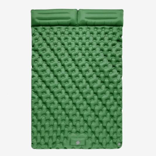 Aufblasbares Doppel-Luftbett mit integriertem Kissen – Selbstaufblasend, ideal für Camping & Gäste