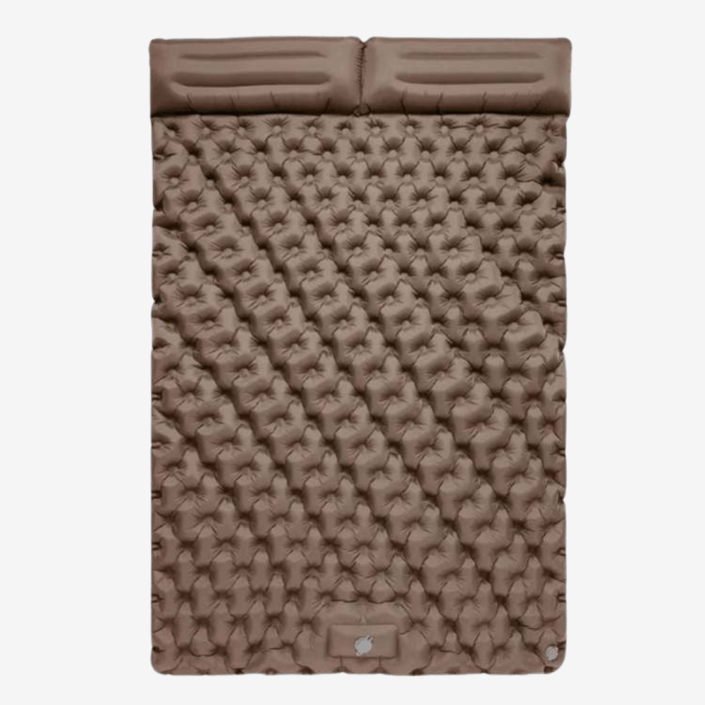 Aufblasbares Doppel-Luftbett mit integriertem Kissen – Selbstaufblasend, ideal für Camping & Gäste