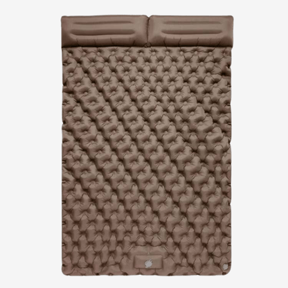 Aufblasbares Doppel-Luftbett mit integriertem Kissen – Selbstaufblasend, ideal für Camping & Gäste