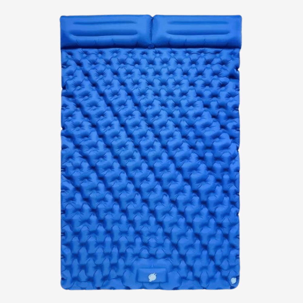Aufblasbares Doppel-Luftbett mit integriertem Kissen – Selbstaufblasend, ideal für Camping & Gäste