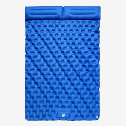 Aufblasbares Doppel-Luftbett mit integriertem Kissen – Selbstaufblasend, ideal für Camping & Gäste