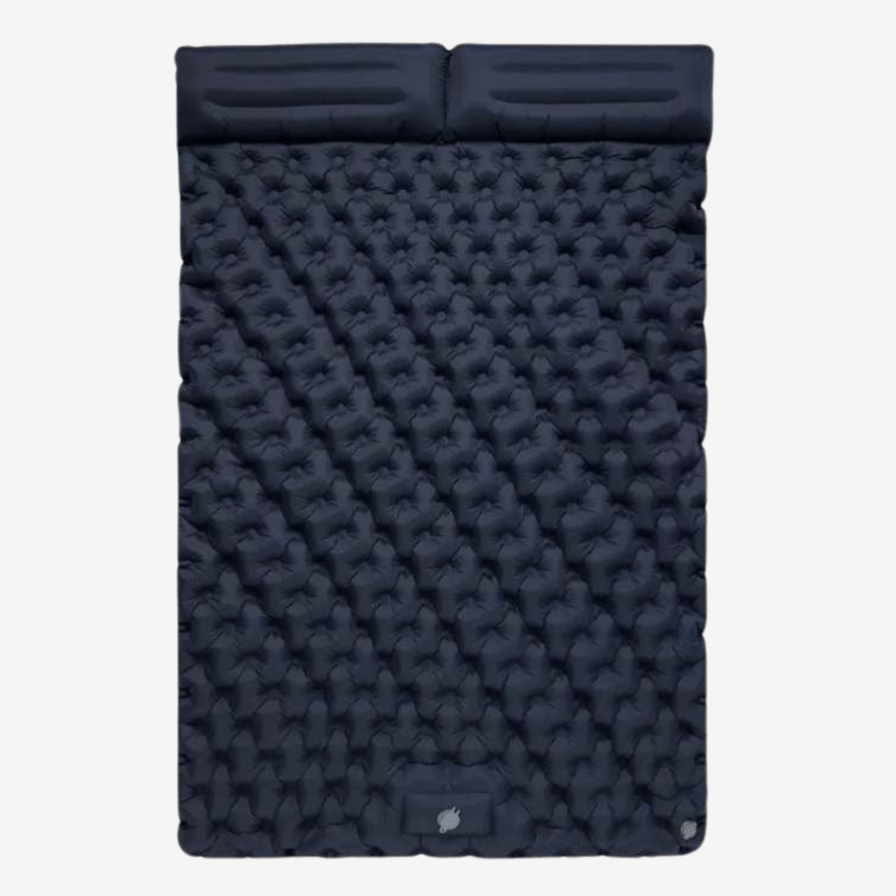 Aufblasbares Doppel-Luftbett mit integriertem Kissen – Selbstaufblasend, ideal für Camping & Gäste